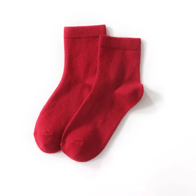 Unisex Fine Imitation Socks Deodorant And Sweat absorbing Not Smelly Feet Tube Socks Red - Shop at LoveMi