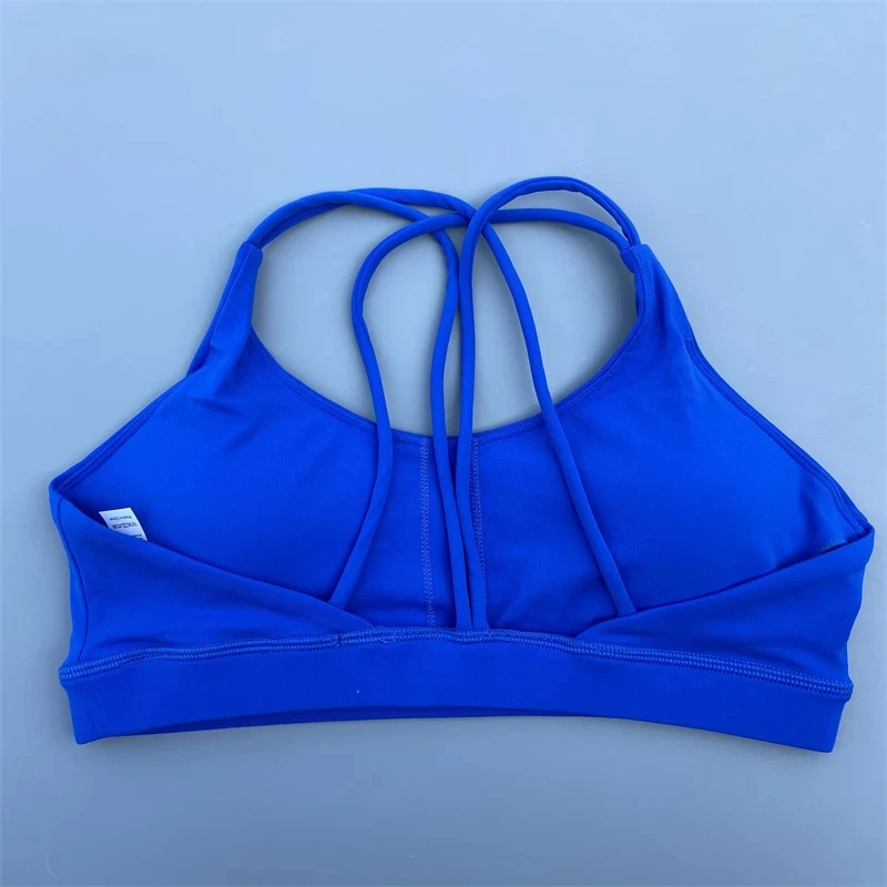 Title 9, Solid Color Nude Feel High Strength Workout Bra...