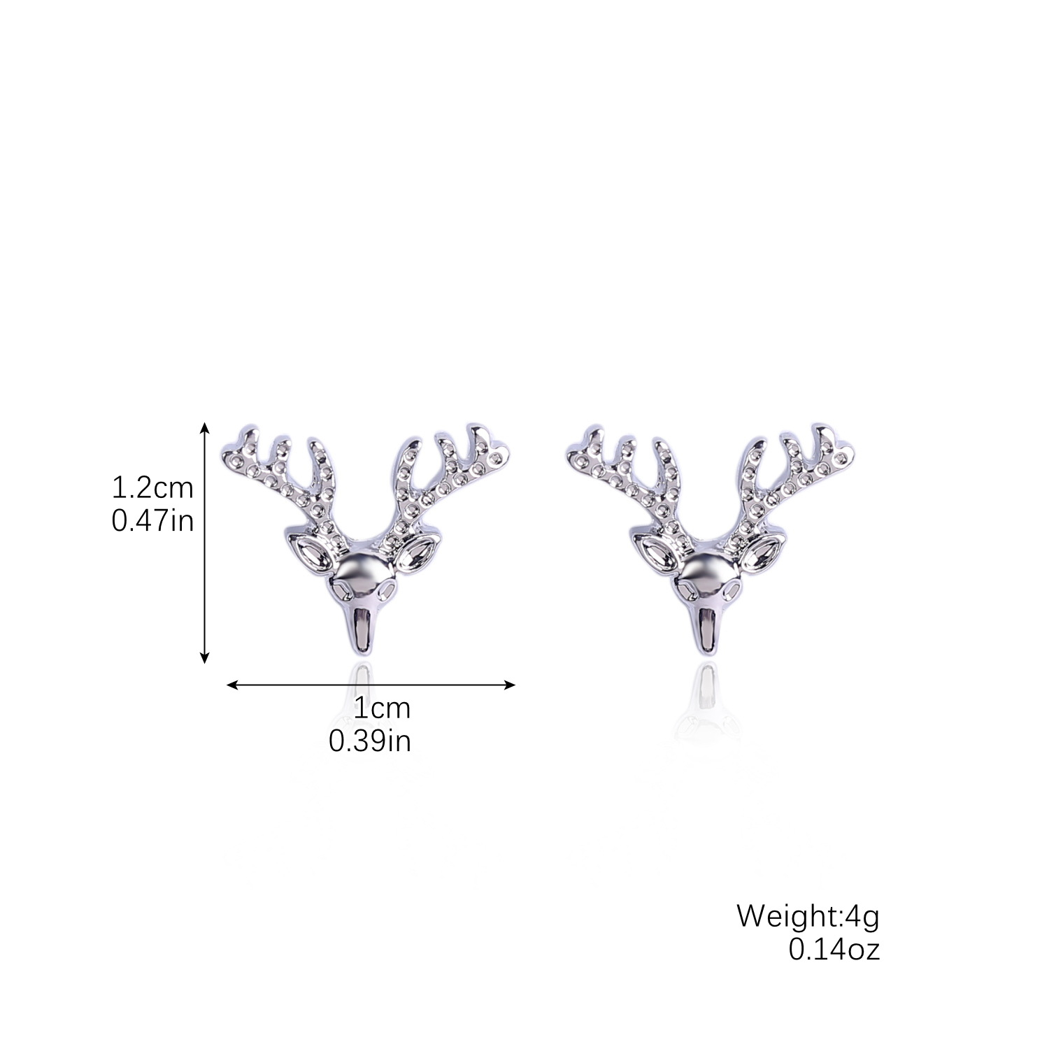 Christmas Style Diamond Snowflake Bell Earrings
