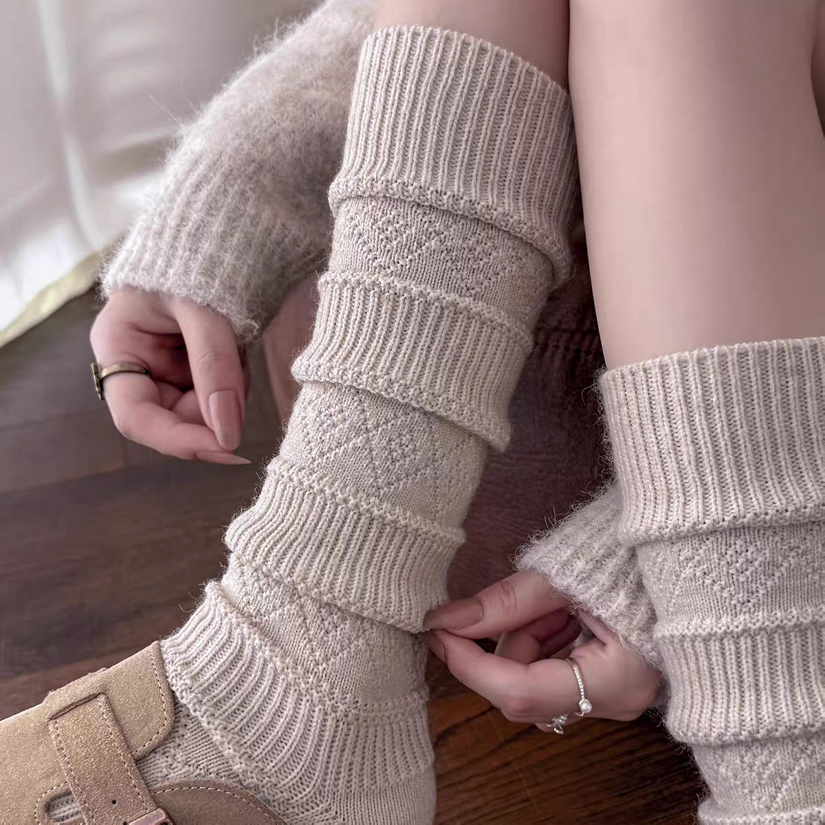 Women's Thickened Wool Ankle Socks For Fall And Winter