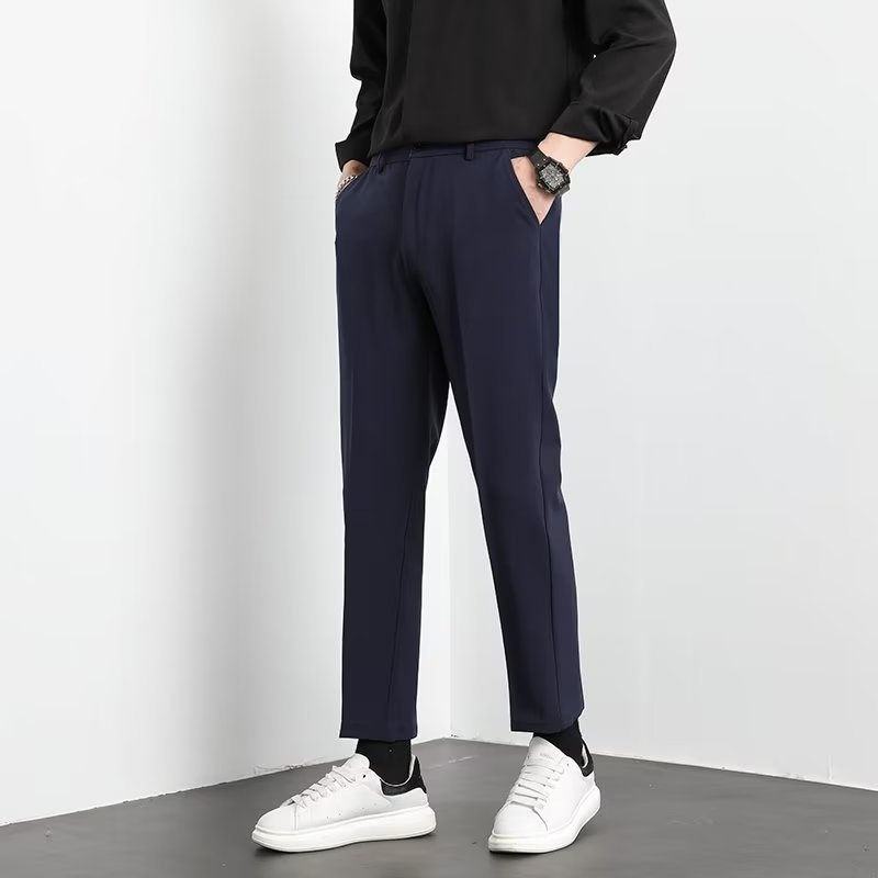 Men's Fashion Ankle-length Slim-fit Casual Pants