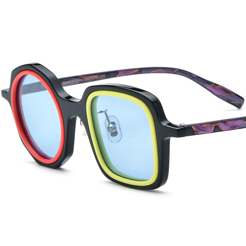Casual Fashion Women's Board Irregular Sunglasses - Image 7