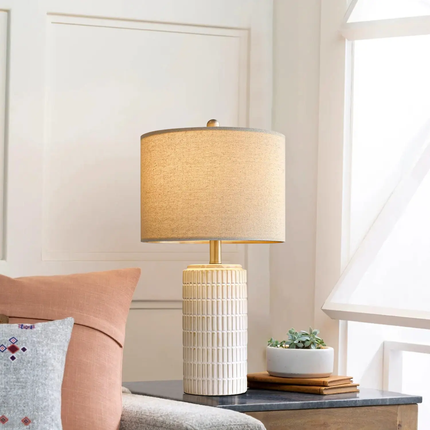 American-style Table Lamp Vintage Study Room