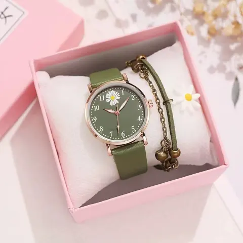 Little Daisy Girl Watch Mori Style College Artistic Retro