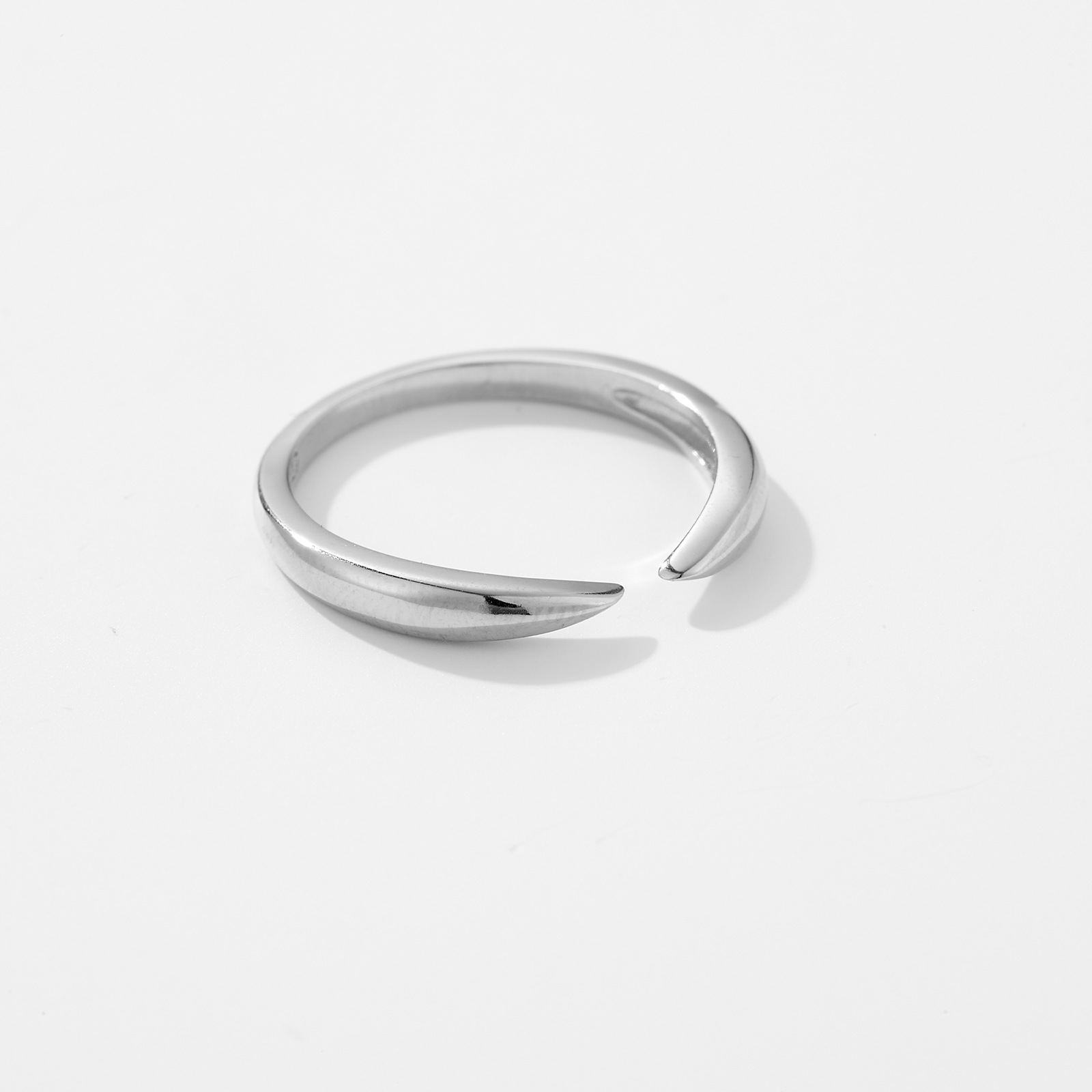 S925 Sterling Silver Open Adjustable Ring