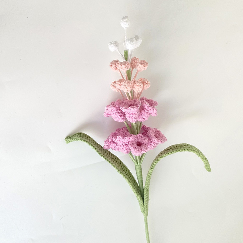 Knitted Grape Hyacinth Bouquet Finished Artificial Flowers