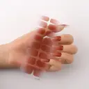 Manicure Full Stickers Solid Color 16 Small Stickers European And American Simple Nails view 11