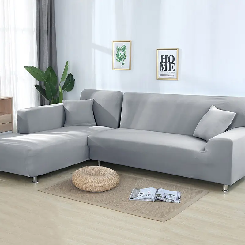 Stretch Sofa Cover Full-Encasing Universal L-Shaped