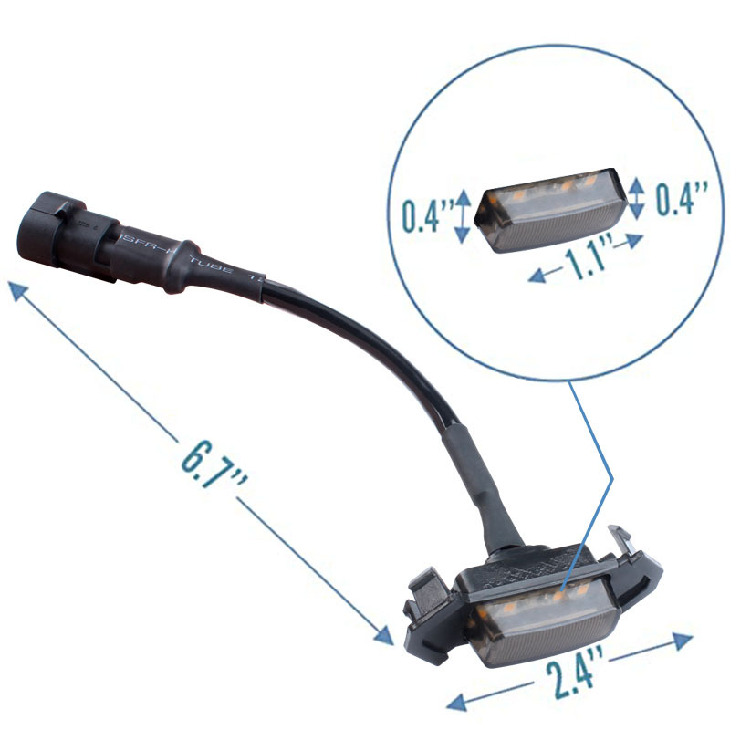 Title 4, Otomotiv LED Gündüz Sürüş Farları. Parlak ve ve...