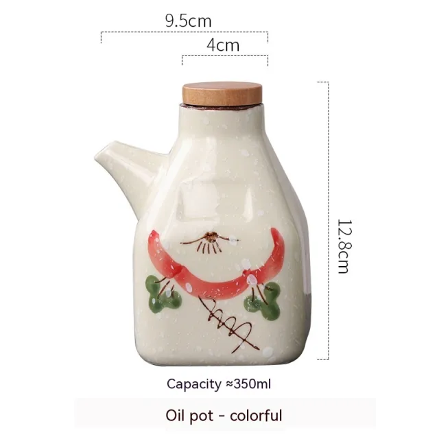 Ceramic Sauce Dipping Bottles Colorful Oiler - Shop at LoveMi