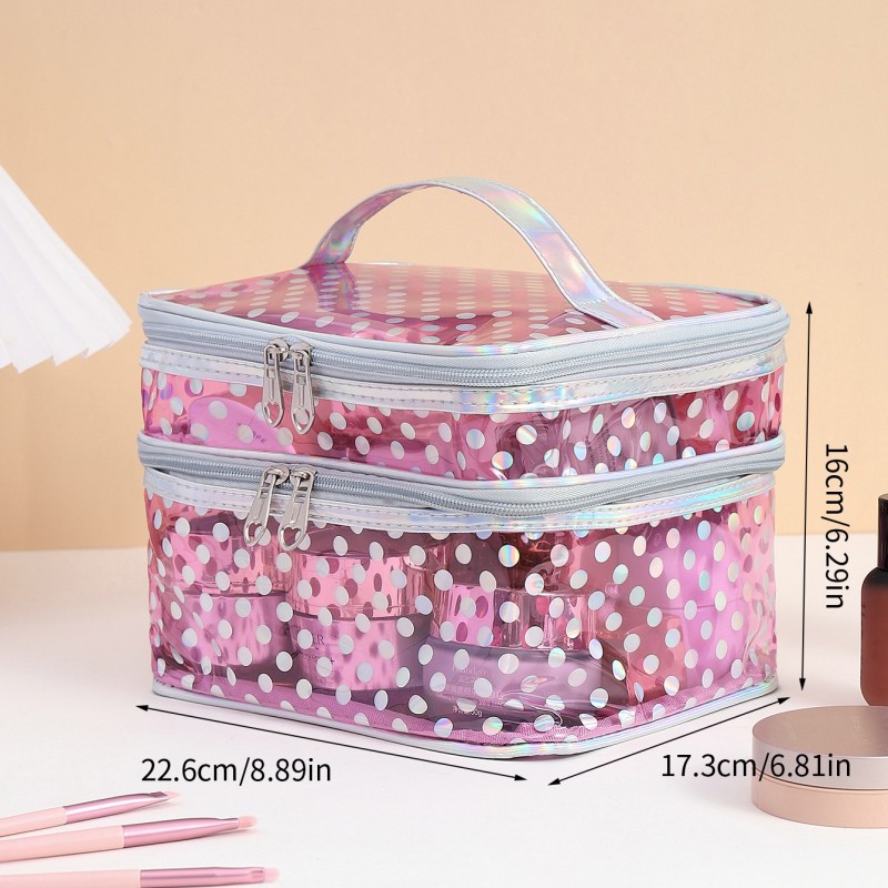 Title 5, Multifunctional Portable Waterproof Cosmetic Ca...