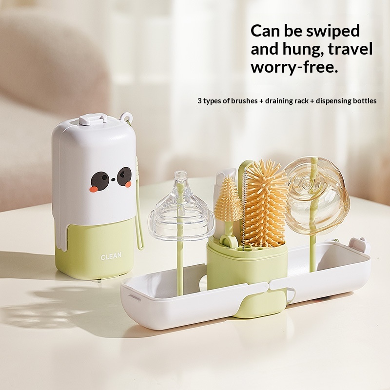 7-in-1 Baby Bottle Brush Portable Cleaning Set Specifically For Babies