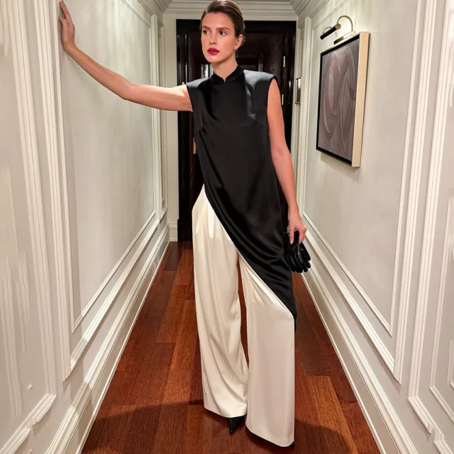 European And American style Fashionable Sexy Solid color Womens Skirt With An Elegant Vibe Black - Shop at LoveMi
