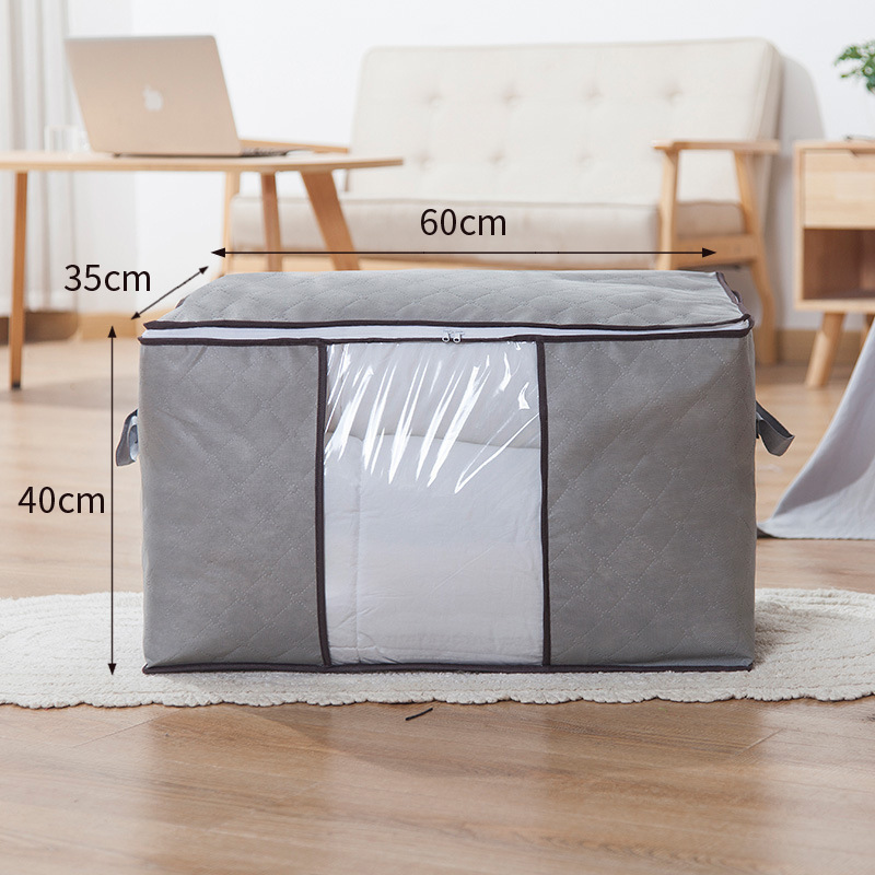 Non-woven Fabric Patchwork Storage Bag Rectangular Shape