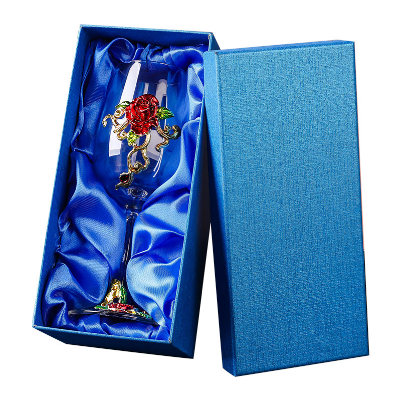 كأس بلون المينا الكريستالي بتصميم كلاسيكي مبتكر