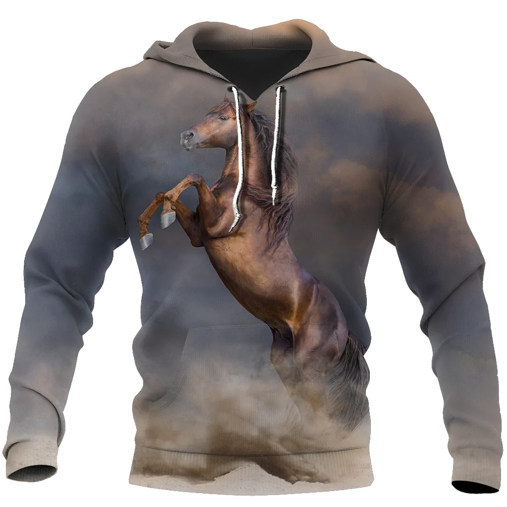 Digital Printing Leisure Fashion Hooded Sweatshirt