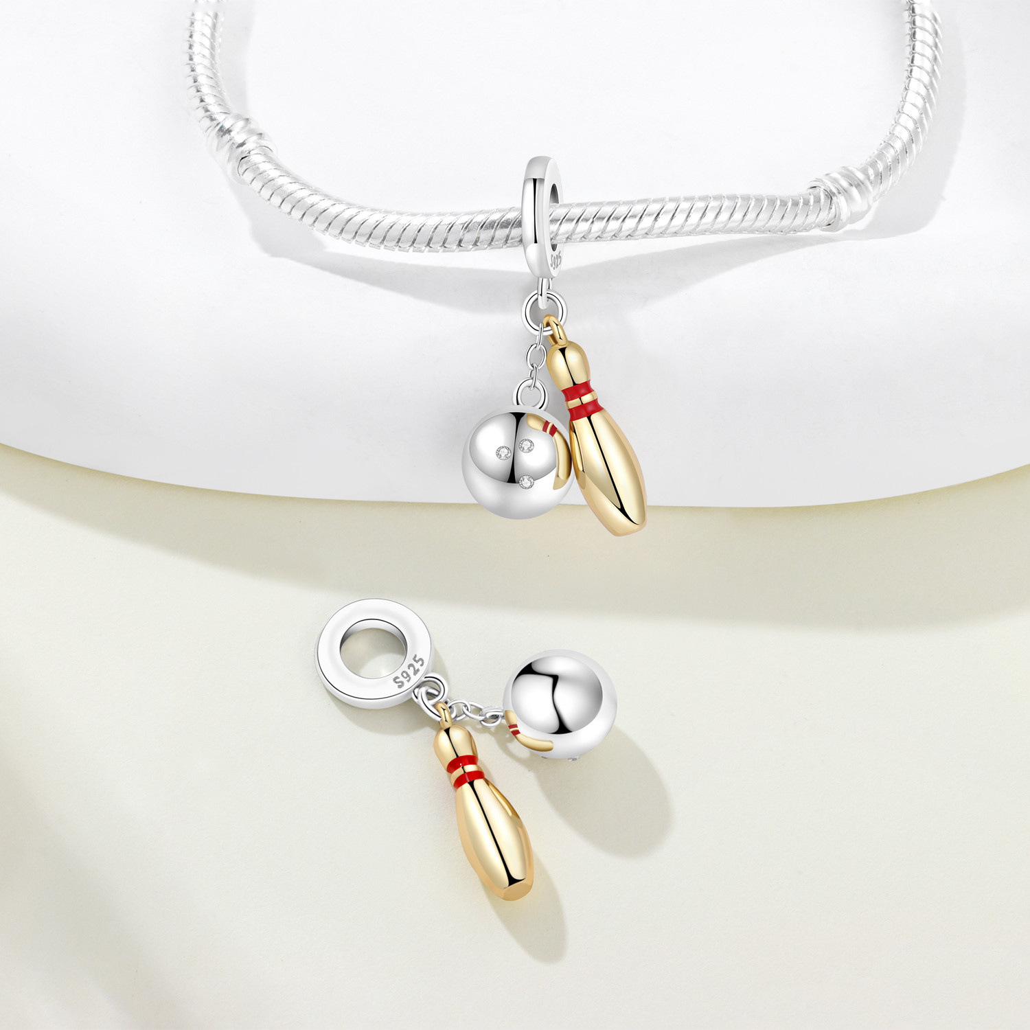 DIY Pendant Bracelet Accessories In A Volleyball And Soccer Sporty Style