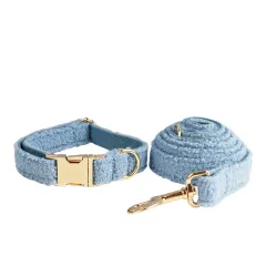 Blue Teddy Bear Dog Breast Collar Pet Collar - Dog Collar Dog Leash - View 1