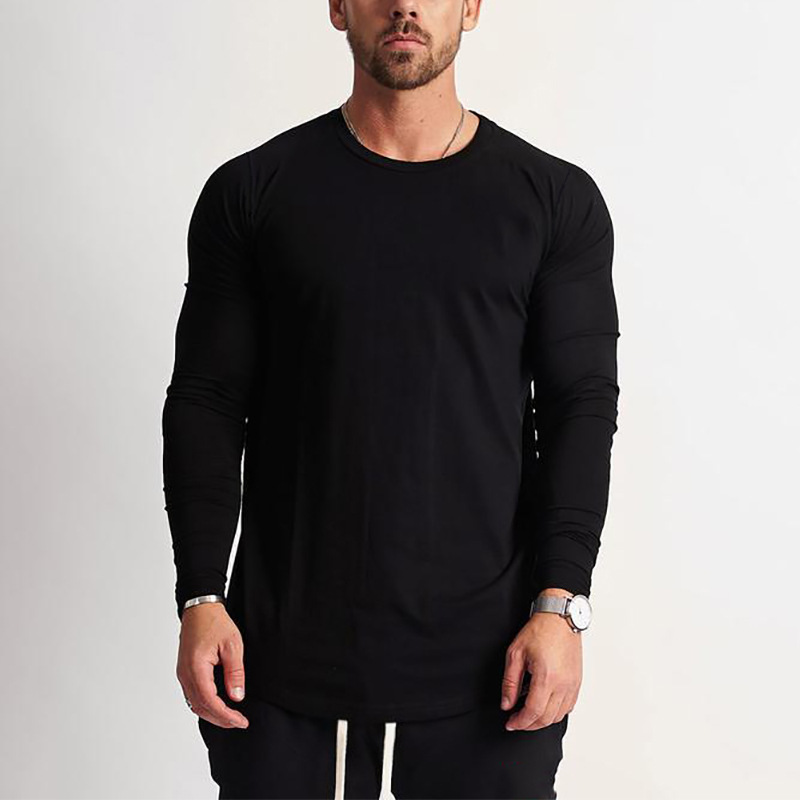 Title 10, Maglia Uomo Fitness Manica Lunga Girocollo Slim...