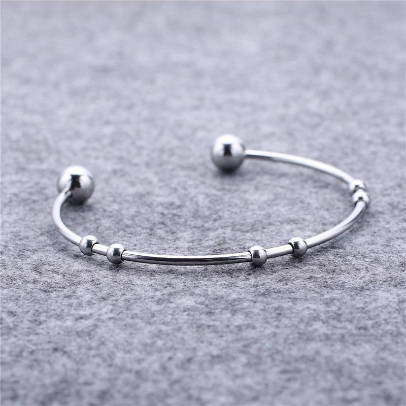 Unisex C- Shaped Titanium Steel Bracelet