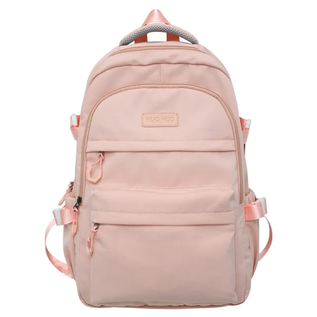Simple Travel Large Capacity Backpack Japanese Style Pink - Shop at LoveMi