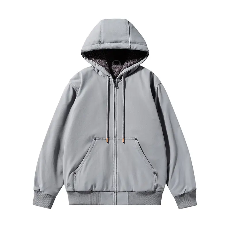 Men's Thickened Loose Hooded Jacket
