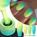 Shimmering Thermal Gel Fashion Nail Polish PU Protective Film For Nail Art view 16