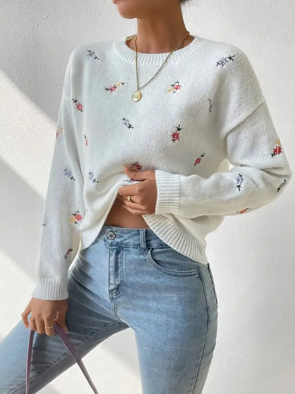 Women's Jacquard Elegant Versatile Top White - Shop at LoveMi