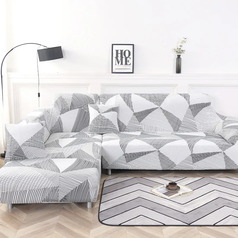 Elastic Full-Cover Non-Slip Sofa Cover - Mocha