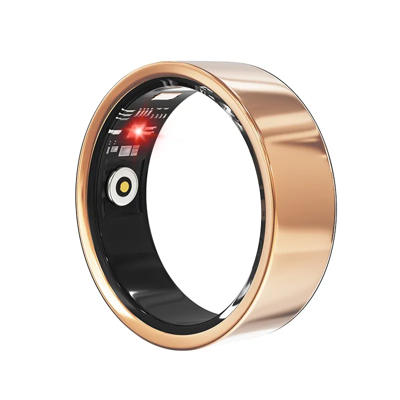 Heart Rate Blood Oxygen Health Monitoring Ring - Rose Gold