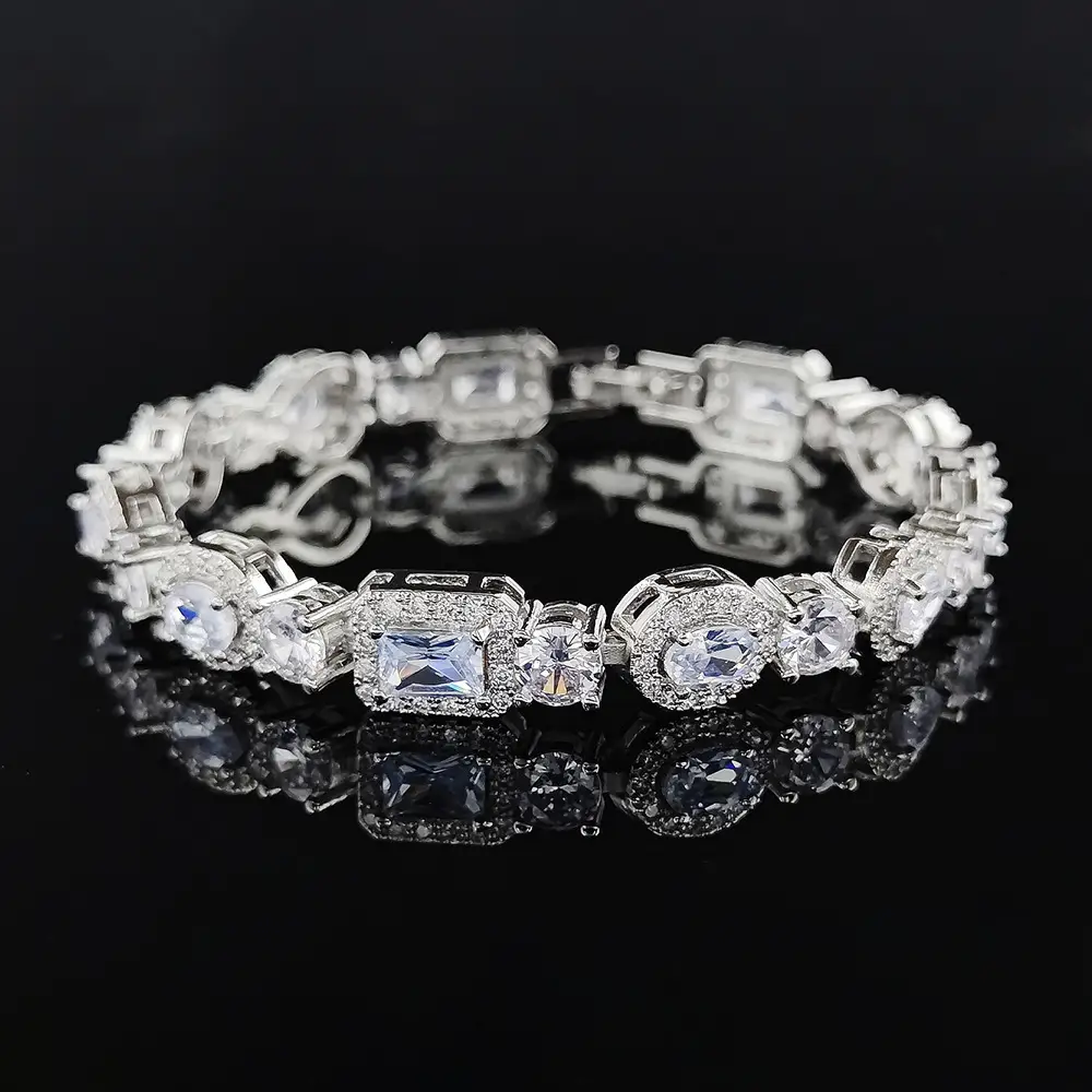 Square Geometric Irregular Female Sense Niche Non-fading Bracelet