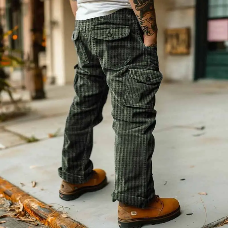 Autumn And Winter Casual Retro Men's Overalls