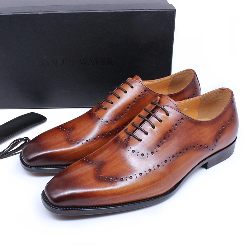 Title 13, Herren Business Lederschuhe Britische Brogue mi...