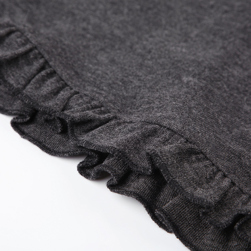 Polka Dot Square Collar Patchwork Top Women