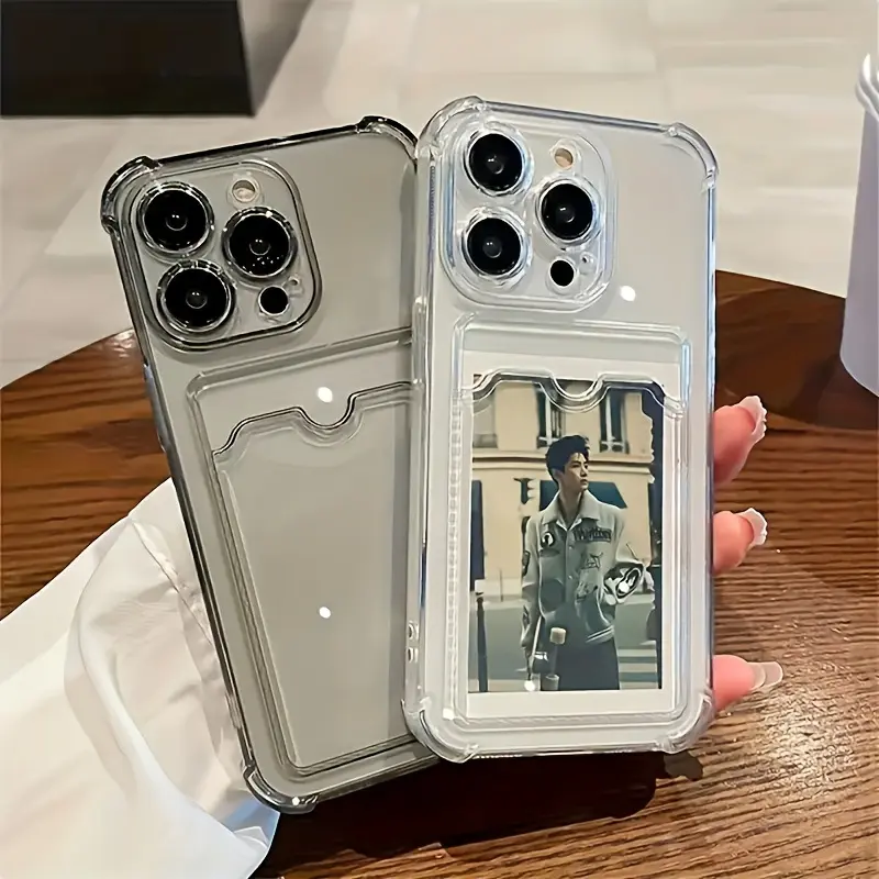 Card Holder Insert Phone Case Drop-resistant High-permeability