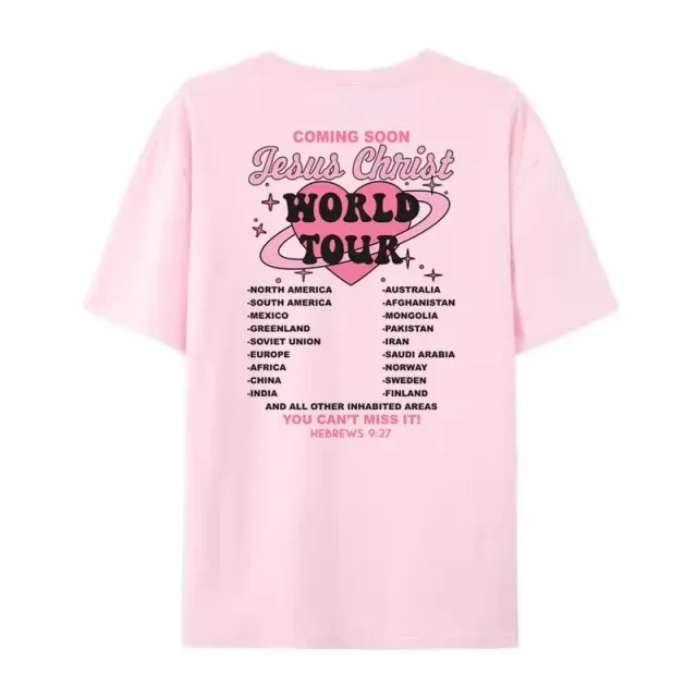 Fashion T shirt Knitted Printed Women's Top Pink - Shop at LoveMi