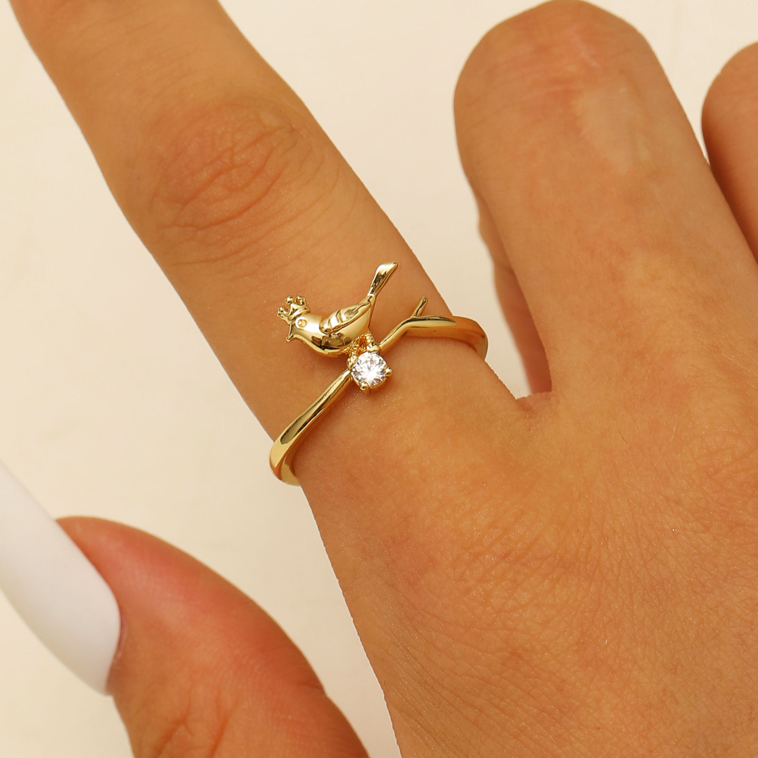 Creative Vintage Flying Bird Ring For Women product image