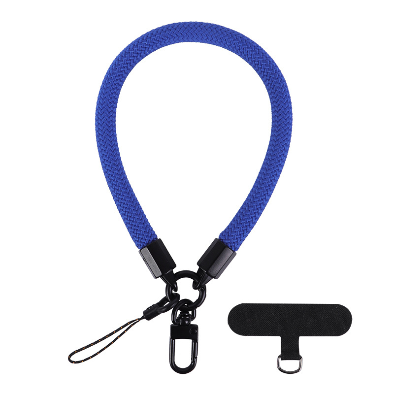Mobile Phone Short Polyester Rope Anti-theft Wrist Strap Keychain