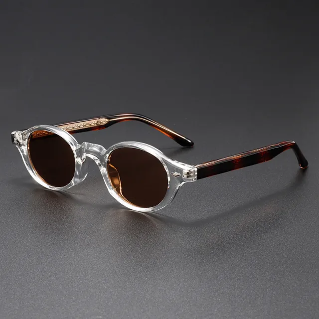 Fashion Avant garde Pin Small Frame Sunglasses Transparent Frame Dried - Shop at LoveMi