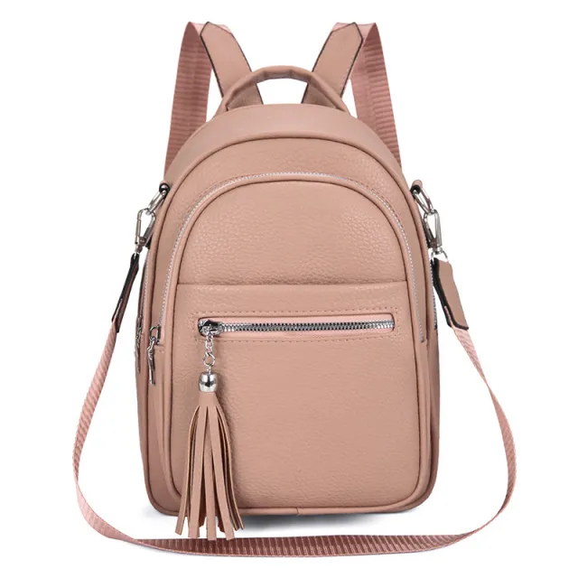 Simple Large Capacity Casual Backpack For Women Pink - Shop at LoveMi
