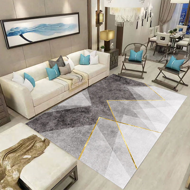 Geometric Area Rug, Modern Minimalist, picture 3 of 8