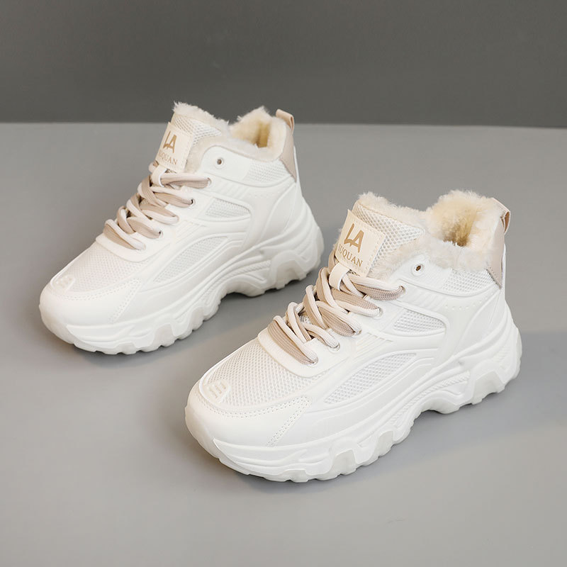 Velvet-lined Solid-color Snow Boots For Fall And Winter Casual thumbnail 7