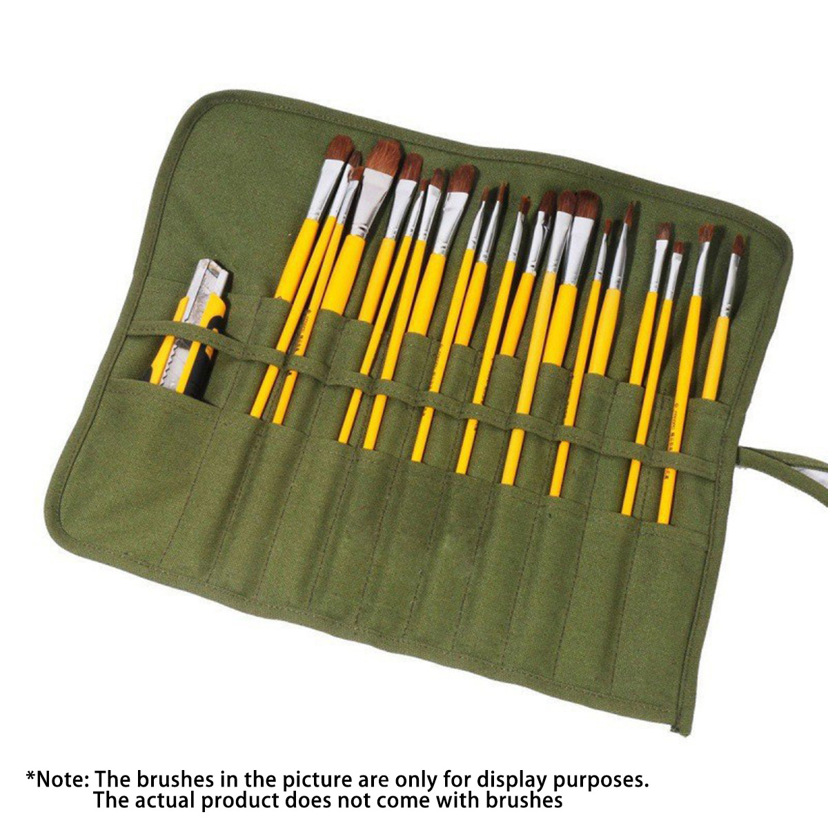 Best-selling Thickened Canvas 22-hole Pencil Case