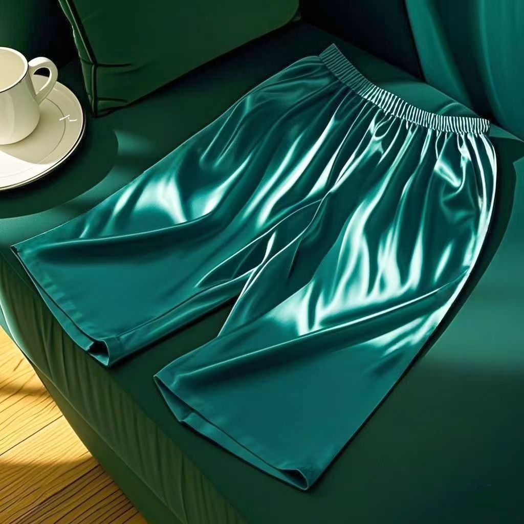 Thin Loose-fit Plus-size Home And Casual Comfortable Summer Solid Color