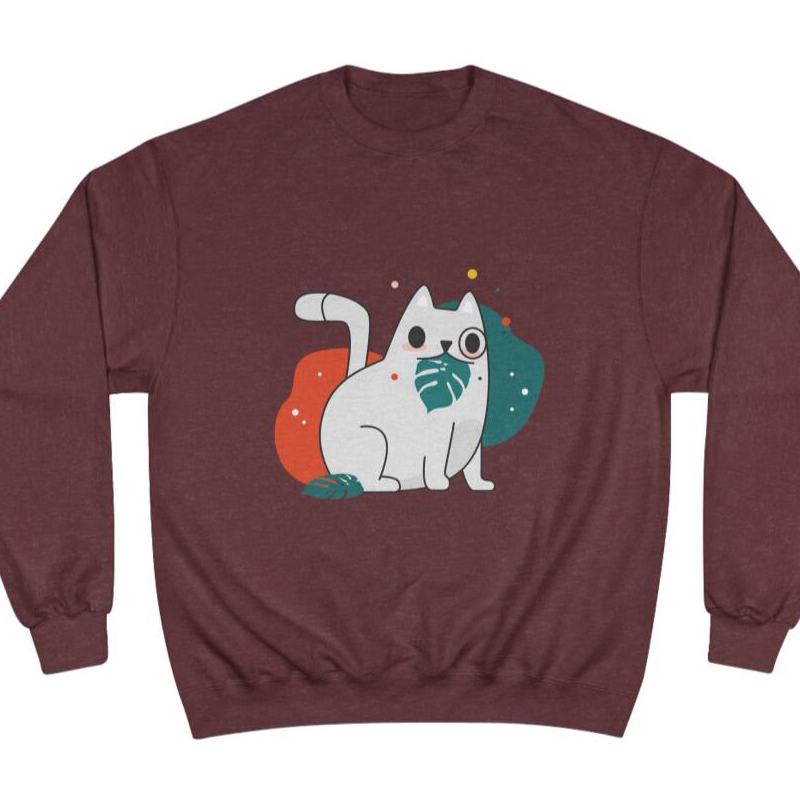 European And American Cartoon Printed Champion Sweatshirt