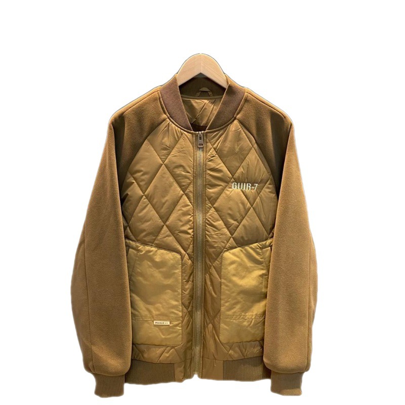 Stitching Design Baseball Uniform Cotton-padded Jacket