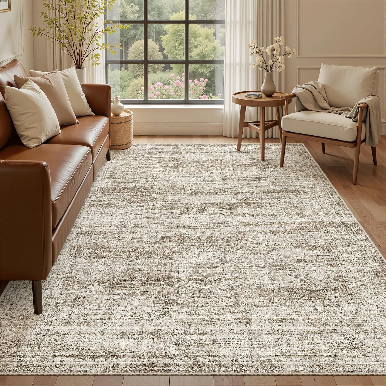 Easy-to-care-for Bedside Rug For The Home Bedroom