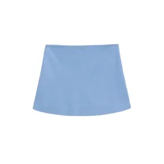 Simple Fashion Polo Collar Knitted Coat - Skirt - View 1