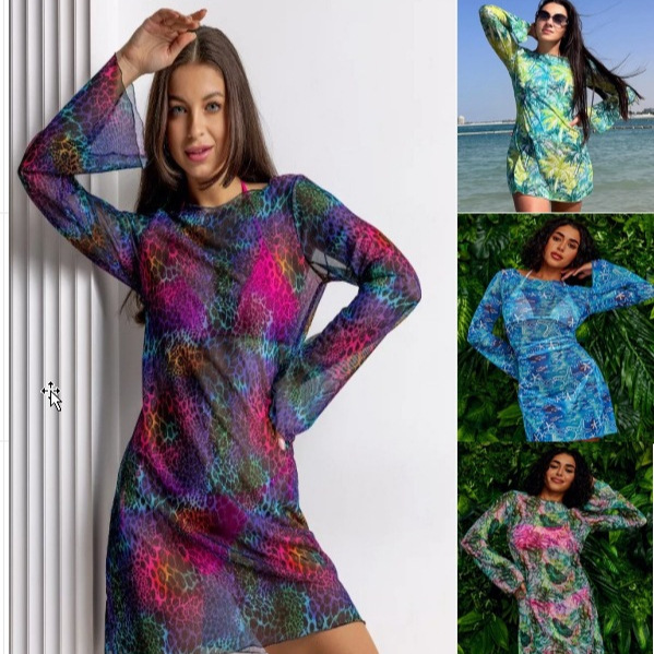 Women's Printed Loose-Fitting Dress