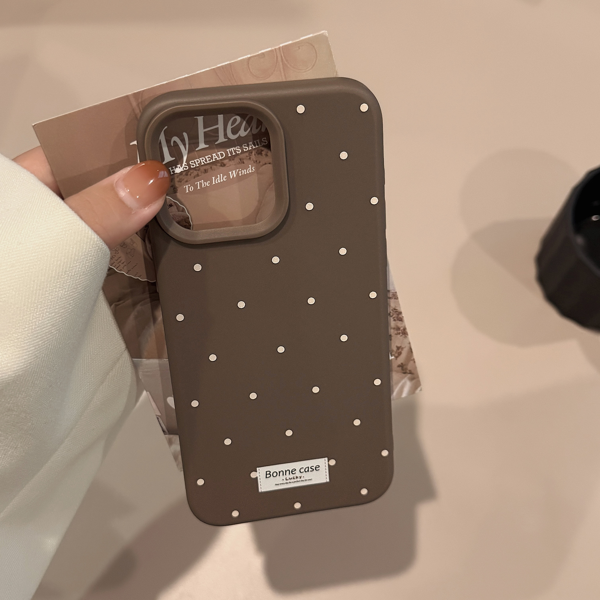 Ins-style Korean Polka-dot Phone Case 4